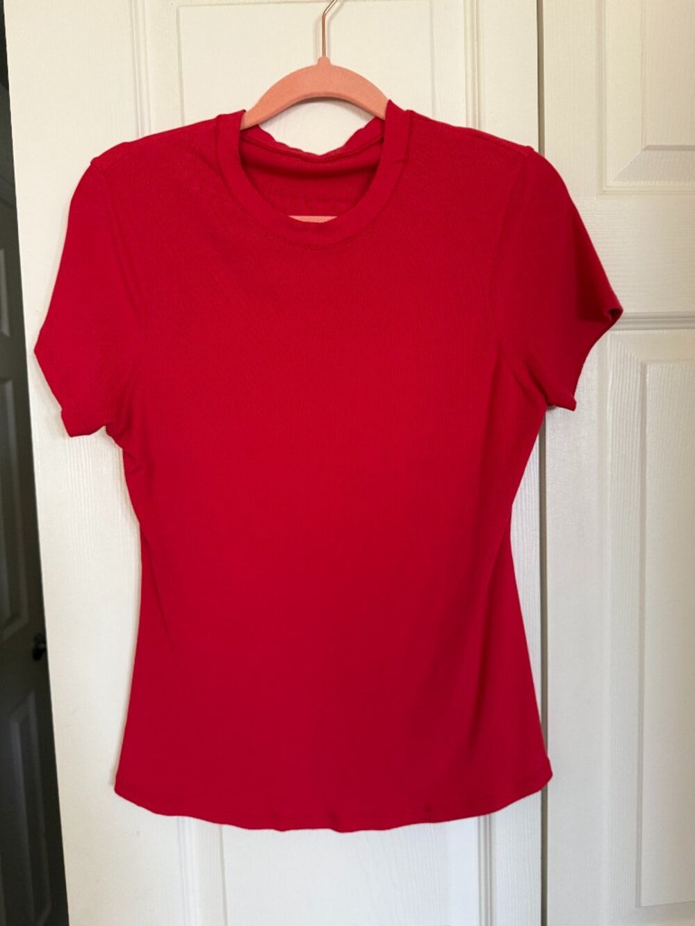 Buffbunny Nimbus Rib Tee - Salsa Red